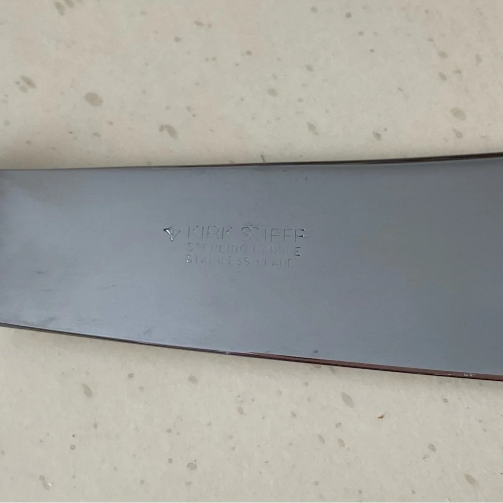 Kirk Stieff Old Maryland Engraved Cake Serving Knife - No Monogram 🍰